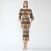 2026 New Spring Elegant With Unique Design, Fashionable Slim Fit, Waist-Revealing Hollowed-Out Pleated Dress_ecoleips.com