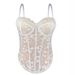 Women's Clothing Hot Girl Black Lace Inner Straps High End Outer Wear Body Shaping Gathered Herringbone Bra_ecoleips.com