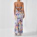 plus Size Elegant Backless Strapless Dress Summer New European American Style Ankle-Length Casual Women's Sleeveless Gown_ecoleips.com