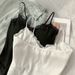 Sexy Lace Patchwork Camisole For Women, Autumn Pure Desire Style, White Base Layer, Slim-fit Tight Hot Girl Top_ecoleips.com