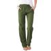 Women's Clothing Solid Color Cotton And Linen Drawstring Loose Casual Wide Leg Trousers_ecoleips.com