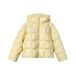 girl Girl Girls' 90% White Duck Down Jacket 2025 Winter New Children's Large Check Three-Proof Hooded Warm Loose Coat_ecoleips.com
