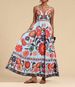 Summer New Fashion Sexy Slim Fit Printed Suspender Dress For Women European And American_ecoleips.com