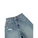 Women's Clothing Retro American Blue Ripped Jeans High Waist Wide Leg Straight Mid Length Trendy Summer Style For Women_ecoleips.com