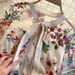Women's Clothing Niche Hepburn Style Skirt New Contrast Color Bow Tie Collar Short Sleeve Slim Embroidered Flower Dress_ecoleips.com