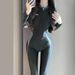 Aria Basics Snorkeling Surfing Diving Suit Women's One-piece Sleeve Long Pants Sun Protection Quick-dry Swimsuit Conservative Hot_ecoleips.com