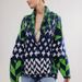2026 Autumn Winter New Y2K Abstract Print Turn-down Collar Loose Long Sleeve Knitted Sweater For Women_ecoleips.com