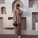 Loriya2024 Middle East Dubai Turkey Solid Color Loose Two-Piece Set LR894_ecoleips.com
