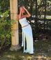 Women's 2 Piece Sexy Strapless Lace Up Top And Bodycon Pencil Skirt Set – Elegant Slim Fit Party Outfit_ecoleips.com