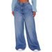 Women's Clothing Wide Leg Jeans For Women Oose Jeans Street Washed Jeans_ecoleips.com