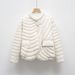 Pinghu Chi New Down Jacket Down Casual Autumn And Winter Light And Simple Solid Color Round Neck Loose Coat_ecoleips.com