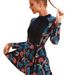 Aria Basics New European And American Style Long-sleeve Sun-protective Slimming Women's Swimsuit With Fashionable Print, One-piece_ecoleips.com
