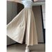 Japanese And Korean Casual Lazy Style High Waist Wide Leg Yamamoto Pants Skirt Women's 2025 Summer New Ice Silk Quick Drying Long Pants_ecoleips.com