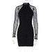 Hot-Selling Women's 2025 Winter New Fashion Sexy Slim Lace Rhinestone Bodycon Long Sleeve Dress_ecoleips.com