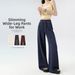 Summer New Style High-Waisted Drawstring Ice Silk Cooling Sun Protection Pants Women's Casual Floor Length Sports Fitness Yoga Pants_ecoleips.com