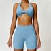 Zechuang Women's Winter Fitness Clothes Quick Drying Yoga Suit Tight Back Outdoor Running Sports Suit Female_ecoleips.com