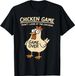 Chicken Game Don't Look At The Chicken Funny Chicken T-Shirt Custom Printed Graphic T Shirt Mens Clothing Ropa Hombre_ecoleips.com