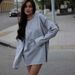 Casual European And American Women's Clothing Solid Color Round Neck Long-sleeved Top Loose Hem Rough Edge Decorative Sweater_ecoleips.com