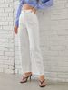 Women's Clothing Women's High Waist Slim Straight Denim Jeans Hot Sale_ecoleips.com