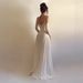 Women's Clothing Elegant Sexy Spaghetti Strap Slit V Neck Elegant V-Neck Slit Dress – Strapless Party Gown With Pleated Detail In Soft Beige (S-XXL)_ecoleips.com