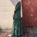 Women's Clothing Large Size Printed Dress Ankle Length Printed Long Dress_ecoleips.com
