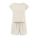 Women's Clothing fashion casual suit niche short sleeved shorts_ecoleips.com