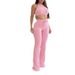 Women's Clothing Knit Sexy Suspenders High Waist Fashion Casual Trousers Suit Women_ecoleips.com