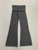 Spot Goods Women's Slim Fit Casual Yoga Flared Pants Hip Lifting European American Fashion Long Trousers_ecoleips.com