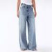 Women’s Asymmetrical Button Wide-Leg Jeans – High-Waisted Vintage Denim Pants (Light Blue/Charcoal, Sizes S-XL, Streetwear Baggy Fit)_ecoleips.com