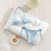 European And American Style Women's Bikini Set Special Fabric Water Ripple Swimwear Sexy Lace-Up Design New 2026_ecoleips.com