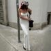 TARUXY Sexy Knitted Suspender Dress For Women Summer Plunge Slim Long Dress High Waist Elegant Rib Knit Dress Vacation Clothes_ecoleips.com