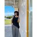 Elegant Women's Pleated Sleeveless Top Unique Design Round Neck T-Shirt Solid Color Fashion Irregular Fit_ecoleips.com