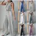 Women's Clothing New Fashion Women's Pocket Sleeveless Nine Point Pants Suit_ecoleips.com