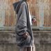Women's Clothing Autumn And Winter New Overseas Women's Clothing Sexy Solid Color Loose Sweater Fashion Hooded Zipper_ecoleips.com