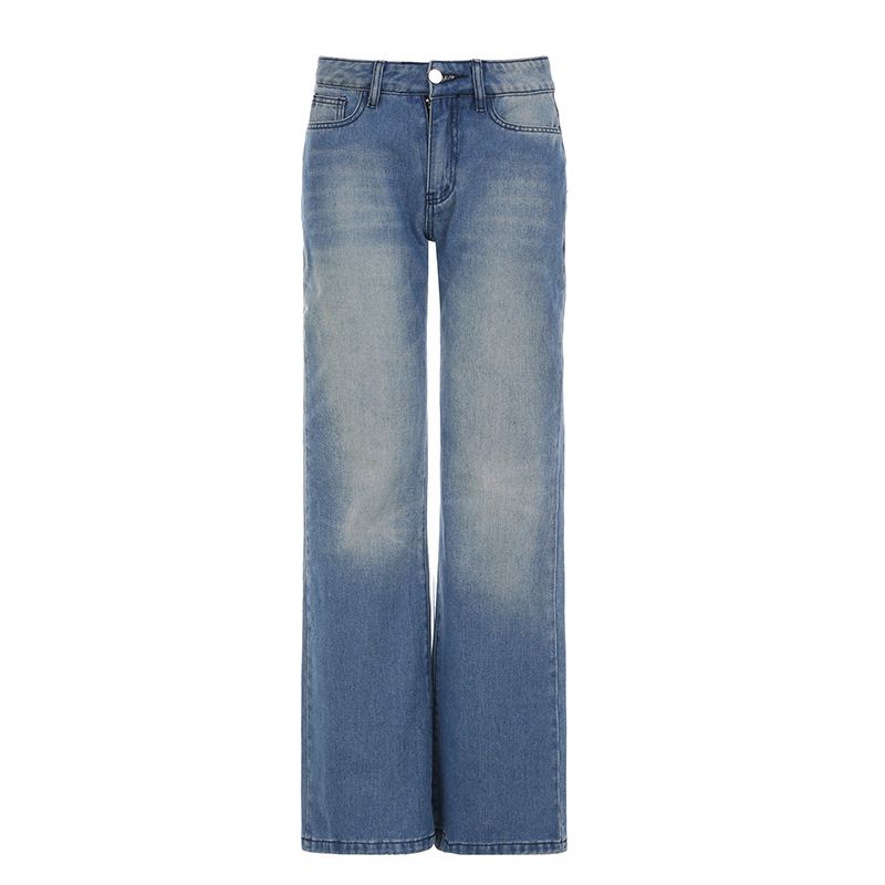 Low Waist Slimming Basic Versatile Slim Fit Spicy Girl Jeans For Women In Autumn And Winter, Simple American Style_ecoleips.com