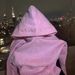 Men's Printed Hooded Sweatshirt – Streetwear Pullover With Subtle Glitter & Loose Fit (XS-XXL, Black/Pink, Spring )_ecoleips.com