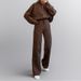 Women's Clothing Women's Autumn And Winter Suits New Fashion Solid Color Casual Loose Street Sports Sweater Suits For Women_ecoleips.com