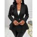 Women's New Thickened Slim Fashion Jacquard Suit Jacket_ecoleips.com