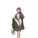 Women's Clothing autumn clothing brand counter waist mid length windbreaker version of high end women's spring and autumn clothing coat_ecoleips.com