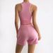 Women's Clothing Summer Casual Set American Style Tank Top & Sports Shorts Commuter Look Lightweight Polyester Suit For Spring/Autumn_ecoleips.com