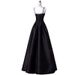 Women's Clothing Light Luxury Dress New Black Sling Slim Dress Student Art Exam Banquet Evening Dress_ecoleips.com