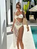 Aria Basics 2025 European And American Cross-border New Bikini Sexy High-end Lace Three-piece Swimsuit Beach Set For Women_ecoleips.com