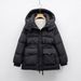 Pinghu Chixin Down Jacket For Women Winter Korean Fashion Slim Waist Slimming Petite Warm Thickened Hooded Coat_ecoleips.com