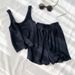 Women's Clothing Short Sleeved T Shirt Student Three Piece Suit Wide Leg Shorts Casual Sports Style Suit_ecoleips.com