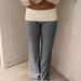 DiYun European And American Casual Vacation Striped Waist-Tied Long Pants Women's Clothing 2025_ecoleips.com