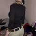 Women's Slim Fit V Neck Long Sleeve T-Shirt Leopard Print Patchwork Versatile Base Layer Top For Autumn Winter_ecoleips.com