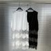 V-Neck Lace Trim Sleeveless Vest For Women, Long Layering Camisole With Floral Edging Design, Fashion Chic Tops_ecoleips.com