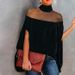 Women's Clothing Fashion Mesh Off Shoulder Bat Sleeve Top_ecoleips.com