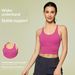 Spring And Summer Cross-Border Solid Color Vest With Wide Hem Yoga Running Fitness Shockproof Sports Bra For Women_ecoleips.com