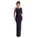 Hot-Selling Women's Fashion 2025 Summer New Fashionable Elegant One-Shoulder Ribbon Solid Color Dress Wholesale_ecoleips.com